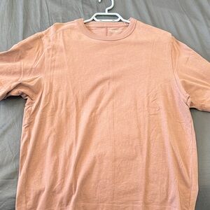 Abercrombie Men's Pink Crew Neck Shirt